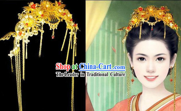 Traditional Chinese Hair Decoration for Brides