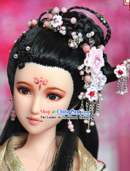 Ancient Chinese Imperial Princess Hair Accessories and Wig for Women
