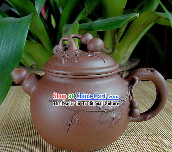 Chinese Classic Hulu Shape Zisha Teapot