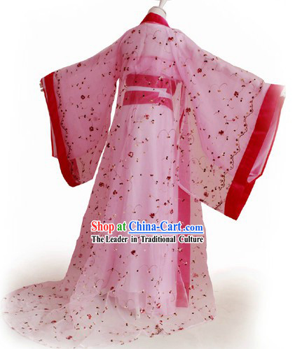 Ancient Chinese Tang Dynasty Princess Costumes Complete Set