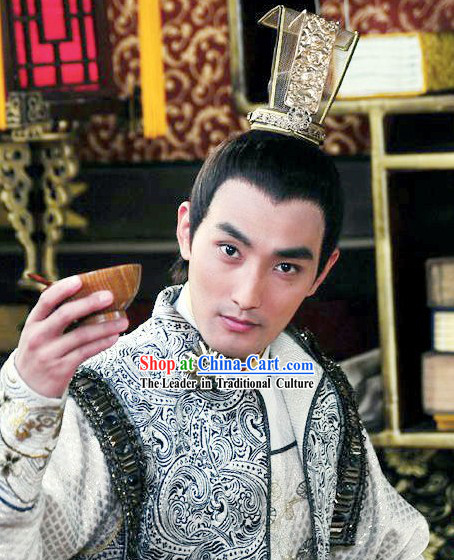 Ancient Chinese Prince Coronet Headwear for Men