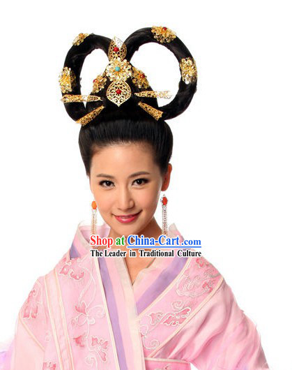 Ancient Chinese Princess Wig and Hair Accessories