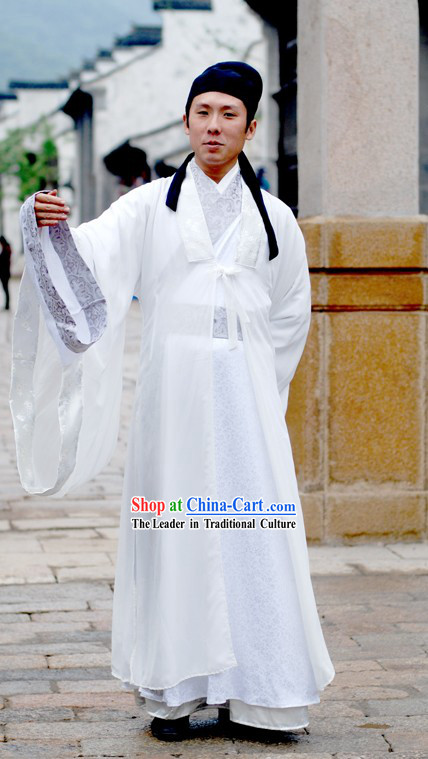 Ancient Chinese Tang Dynasty Civilian Clothing for Men