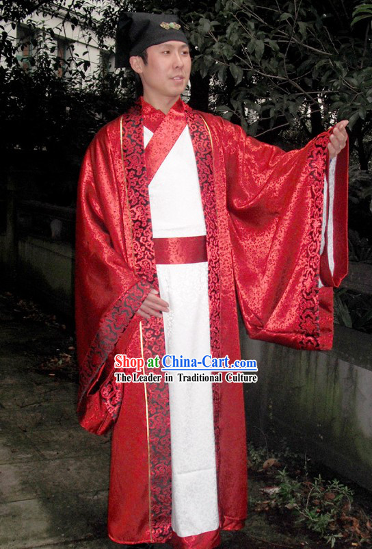 Ancient Chinese Clothing and Hat for Men