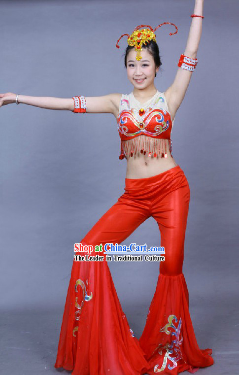Chinese Palace Fei Tian Dance Costumes for Women