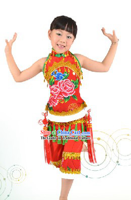 Chinese Lunar New Year Festival Ceremony Celebration Dance Costume for Children
