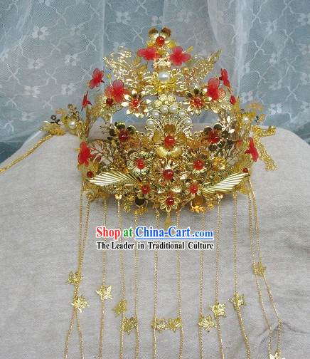 Chinese Classical Phoenix Wedding Coronet for Brides
