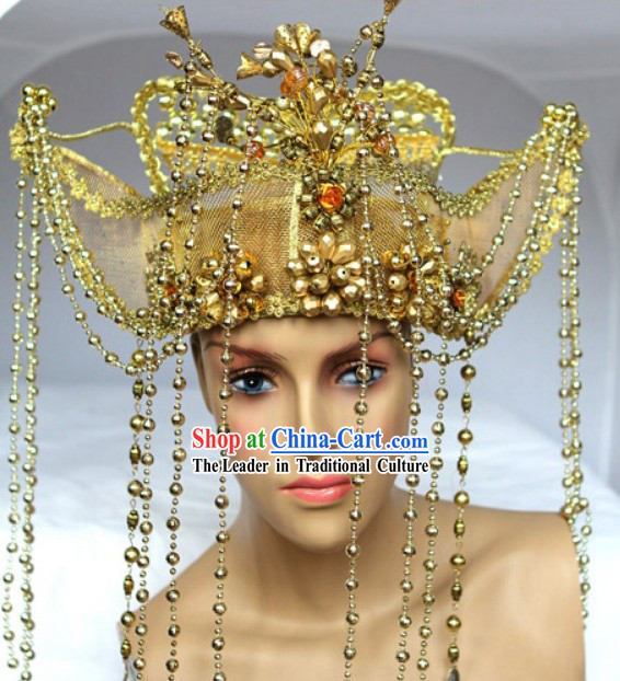 Chinese Classical Golden Hat