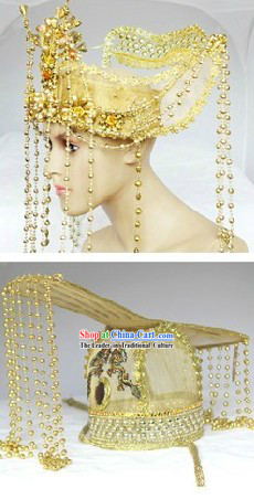 Ancient Chinese Emperor and Empress Wedding Hat