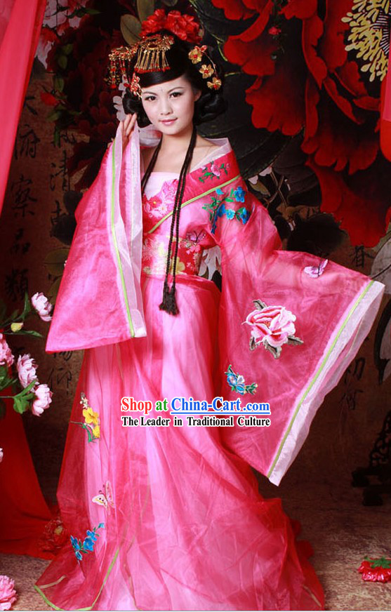 Ancient Chinese Empress Costumes and Hair Accessories for Women