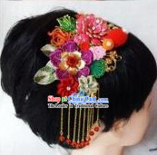 Traditional Mandarin Handmade Fabric Hair Accessories