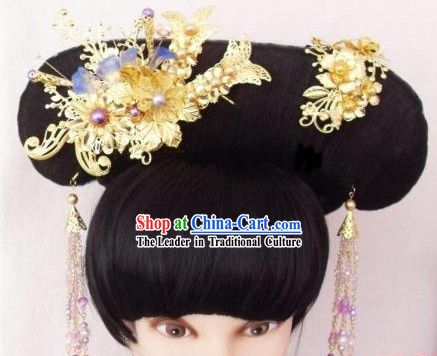 Qing Dynasty Empress Manchu Style Hair Accessories