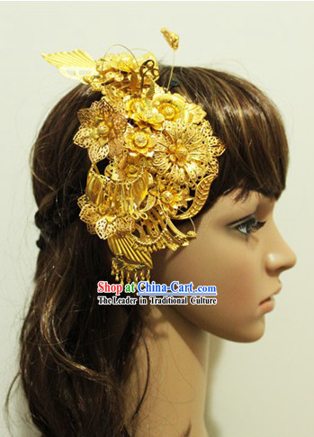 Chinese Classical Handmade Wedding Phoenix Hairpin for Brides
