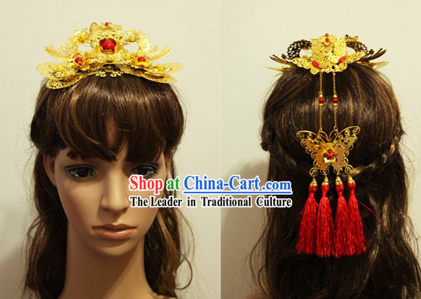 Chinese Classical Handmade Wedding Phoenix Hairpin for Brides