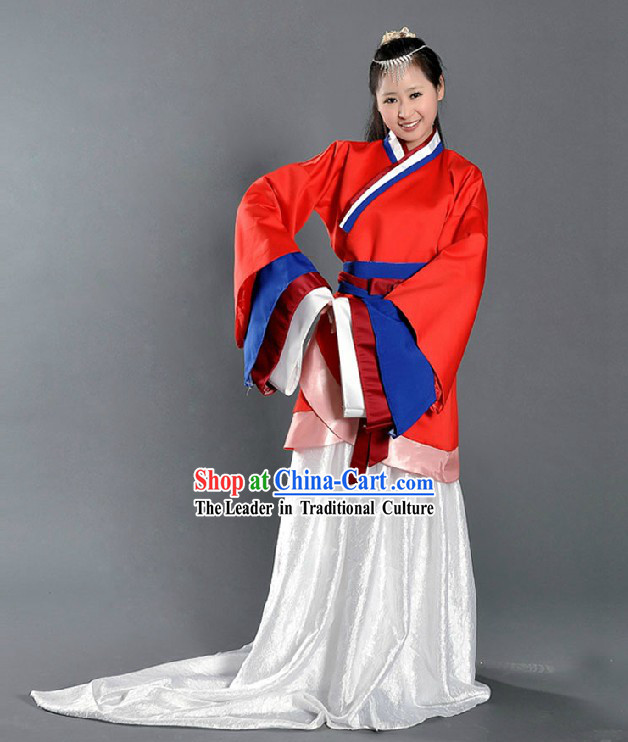 Ancient Chinese Han Fu Dance Costumes for Women