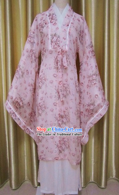 Ancient Chinese Ming Dynasty Flower Clothing for Women
