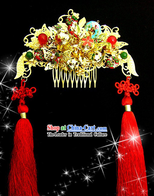 Ancient Chinese Phoenix Wedding Crown for Women