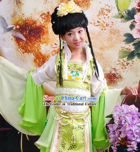 Ancient Chinese Princess Beauty Contest Costumes for Kids