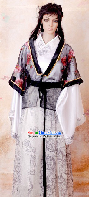 Ancient Chinese Tang Dynasty Costume Complete Set for Women