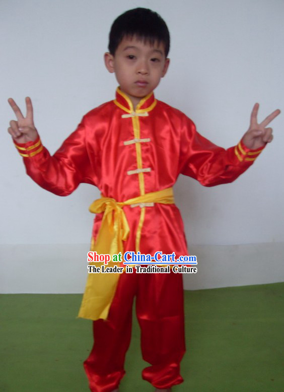 Traditional Chinese Dragon Dancer Costume for Kids