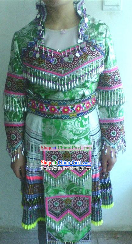 Traditional Chinese Miao Ethnic Clothing for Women