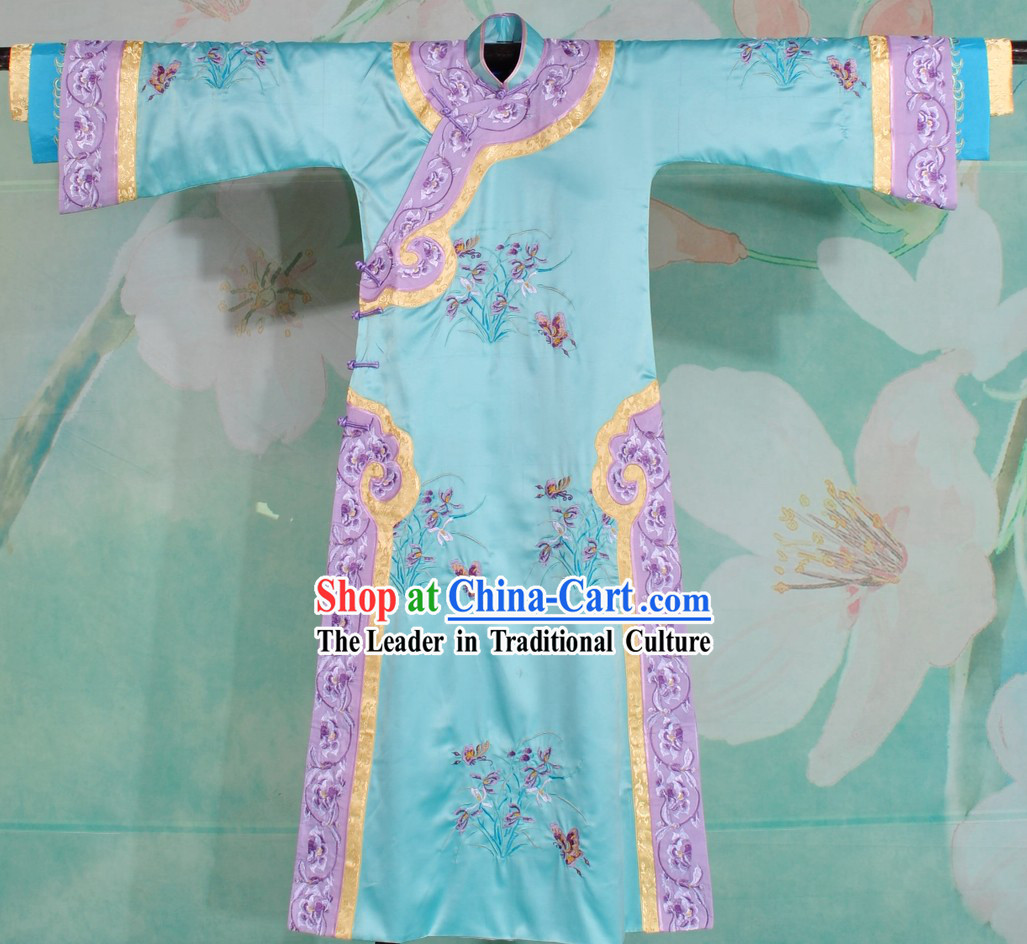 Qing Dynasty Palace Embroidered Princess Clothing for Women