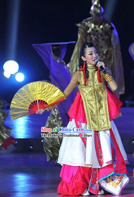 Traditional Chinese Stage Performance Costumes for Women