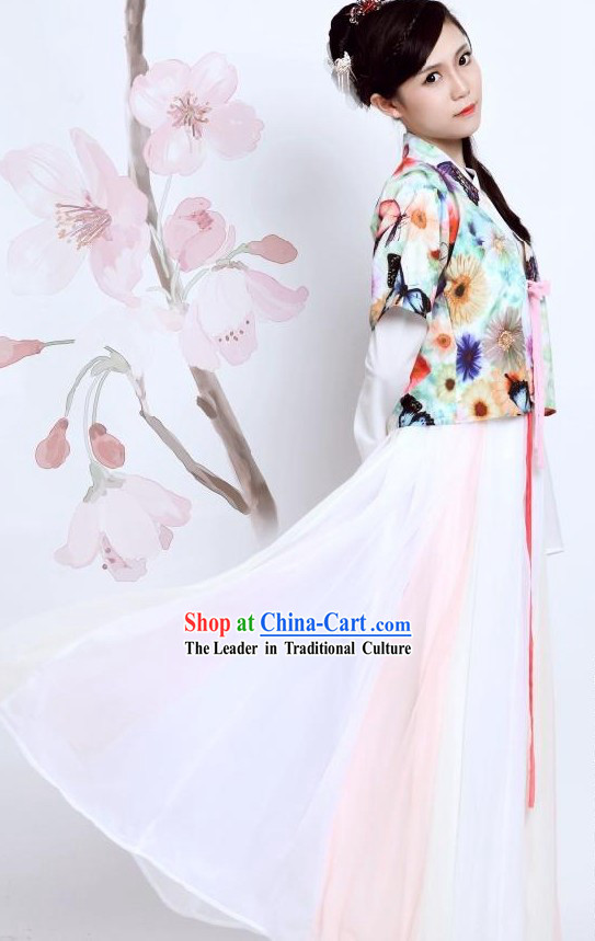Ancient Chinese Han Dynasty Butterfly Clothes for Women