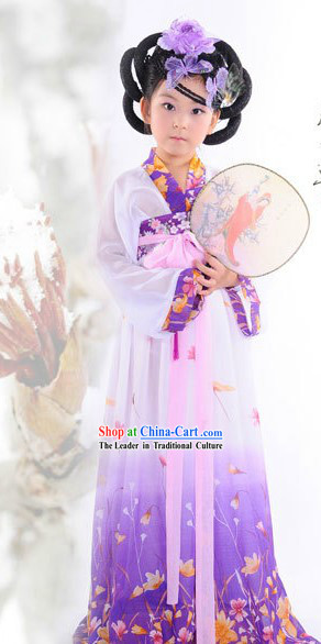 Ancient Chinese Hanfu Clothing for Kids