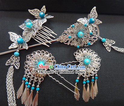 Ancient Chinese Handmade Hair Accessories Set for Women