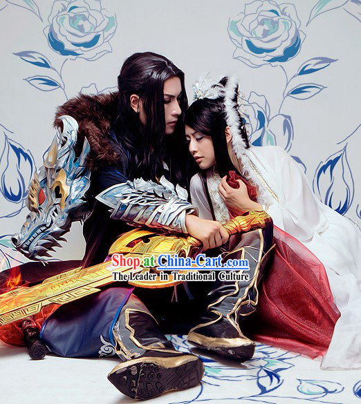 Ancient Chinese Dragon Cosplay Costumes for Men