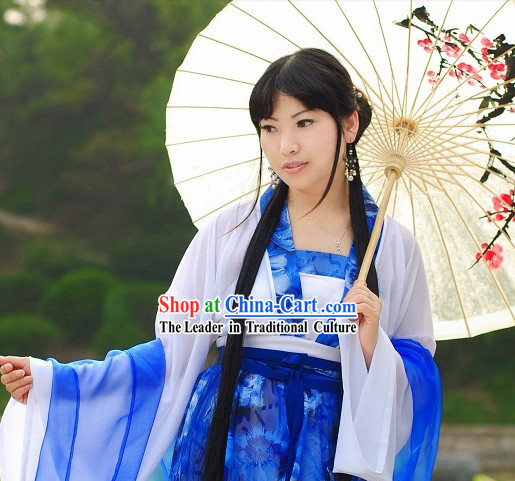 Chinese Classical Umbrella Dance Costumes for Women