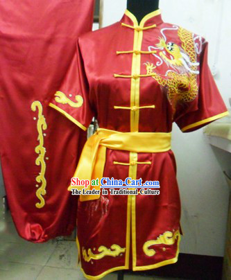Chinese Classical Embroidered Dragon Tai Chi Uniform