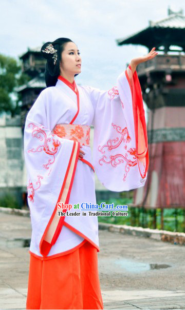 Ancient Chinese Traditional Han Princess Phoenix Clothing for Women
