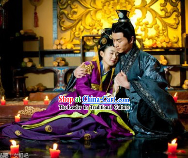 Ancient Chinese Lovers Outfit for Men and Women
