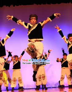 Mongolian Minority Dance Costumes for Men