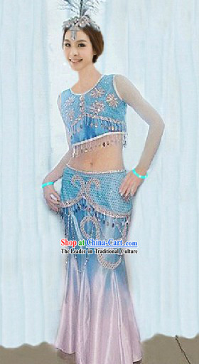 Thailand Peacock Dance Costumes for Women