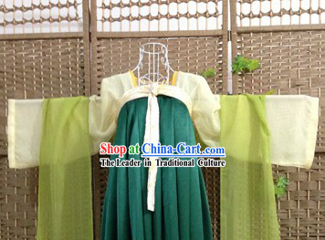 Ancient Chinese Tang Dynasty Ruqun Outfit Complete Set
