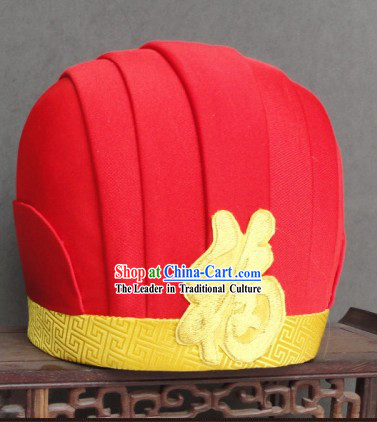 Ancient Chinese Fortune God Hat for Men