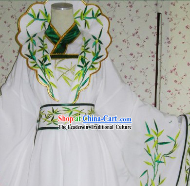 Ancient Chinese Legend Guanyin Clothes Complete Set for Women