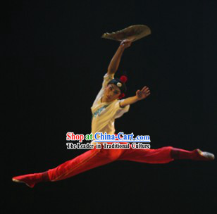 Chinese Classical Dance Costumes and Hair Accessories for Men