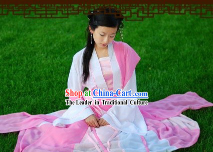 Ancient Chinese Hanfu Clothing Complete Set for Women