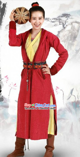 Ancient Chinese Swordman Costumes Complete Set for Men