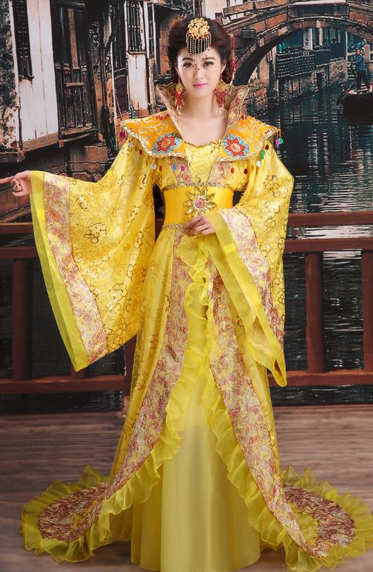 Ancient Chinese Imperial Palace Princess Costumes Complete Set for Women