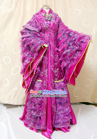 Ancient Chinese Imperial Palace Empress Cosplay Dresses Complete Set