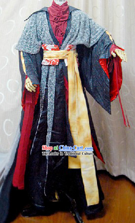 Ancient Chinese Desert Sworman Cosplay Costumes Complete Set