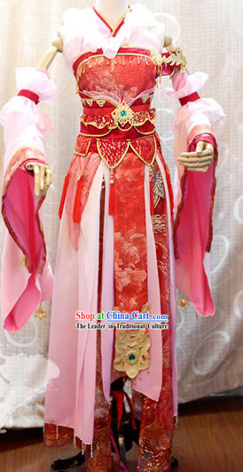 Ancient Chinese Imperial Palace Princess Cosplay Clothing Complete Set