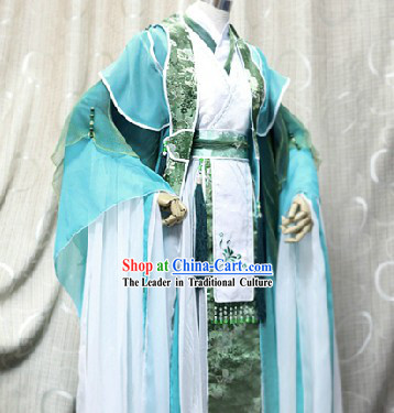 Ancient Chinese Teacher Cosplay Costumes Complete Set