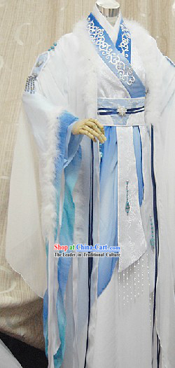 Ancient Chinese School Teacher Cosplay Costumes Complete Set