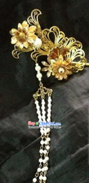 Ancient Chinese Handmade Flower Hair Clasps
